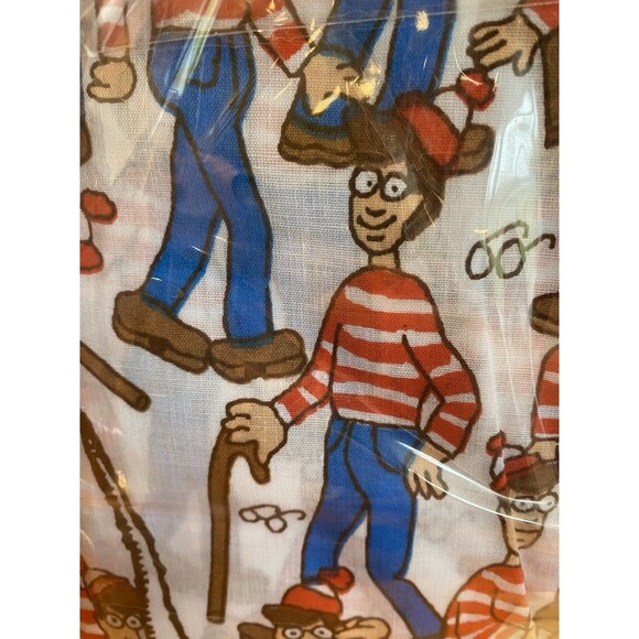 NEW VTG RARE Where’s Waldo Pinch Pleat Drapes Curtains 50” X 63” (2 Panels) - Picture 5 of 8